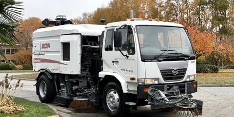 Street sweeping, dry sweeping