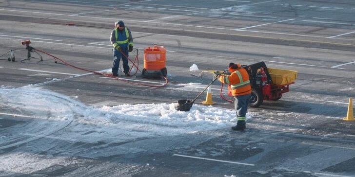 de-icing-your-parking-lot de-icing your parking lot