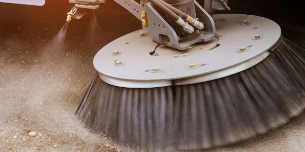 dry street sweeping