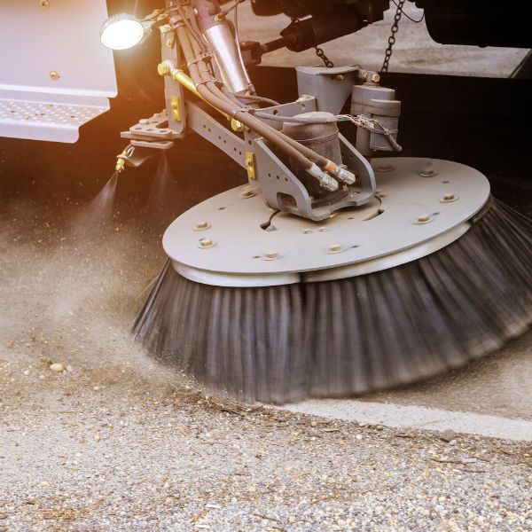 dry street sweeping