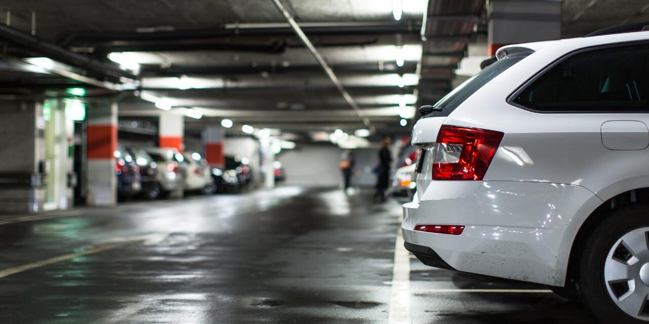 residential parking lot